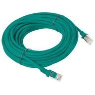 Patchcordy - Lanberg RJ-45/RJ-45 kat.5e Zielony 10m PCF5-10CC-1000-G - miniaturka - grafika 1