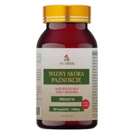 Włosy, skóra, paznokcie - Bio Herbs, Włosy Skóra Paznokcie Pełna Formuła 19 Składników, 80 Kaps. - miniaturka - grafika 1