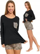 Piżamy damskie - Piżama Damska Bawełniana Długi Rękaw MORAJ XL - miniaturka - grafika 1