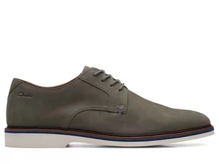 Clarks, Półbuty męskie, Malwood Plain, szare, rozmiar 41 - Półbuty męskie - miniaturka - grafika 1