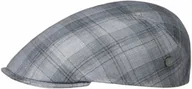 Czapki męskie - Kaszkiet Ganzona Check by Lierys, szaro-niebieski, S (54-55 cm) - miniaturka - grafika 1