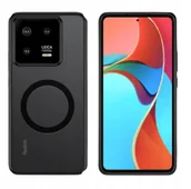 Etui i futerały do telefonów - Etui Magmat Magsafe Magnetyczne do Xiaomi 13, Półprzezroczyste Czarne - miniaturka - grafika 1