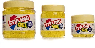 Hegron Styling Żel do modelowania włosów extra strong żółty 500 ml - Kosmetyki do stylizacji włosów - miniaturka - grafika 1