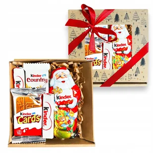 Zestaw prezentowy Prezent na Mikołaja Święta pod Choinkę Kinder - Zestawy upominkowe - miniaturka - grafika 1