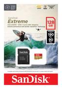 Karty pamięci - Karta Micro SD SanDisk EXTREME 128GB, V30, UHS-I, R190/W90 - miniaturka - grafika 1