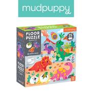 Puzzle - Puzzle podłogowe Park dinozaurów z elementami specjalnymi 2+ Mudpuppy - miniaturka - grafika 1