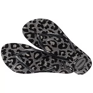 Havaianas Slim Zwierzęta, klapki damskie, Stal szara, 33-34 EU - Klapki i japonki damskie - miniaturka - grafika 1