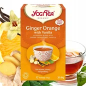 Herbata - Herbata Yogi Tea Ginger Orange & Vanilla - imbirowo-pomarańczowa z wanilią - miniaturka - grafika 1