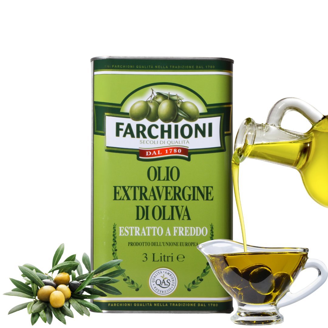 FARCHIONI OLIO EXTRA VERGINE OLIWA z Oliwek Puszka 3L Włoska