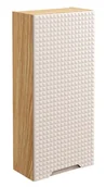 Szafki łazienkowe - Beżowa nowoczesna górna szafka łazienkowa W1-A00 - miniaturka - grafika 1