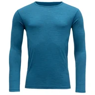 Koszulki sportowe męskie - Koszulka męska Devold Breeze Man Shirt long sleeve Rozmiar: M / Kolor: niebieski - miniaturka - grafika 1