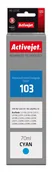 Tusze zamienniki - Tusz Activejet AE-103C (zamiennik Epson 103 C13T00S24A; Supreme; 70 ml; błękitny) - miniaturka - grafika 1