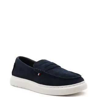 Mokasyny męskie - Tommy Hilfiger Skórzane mokasyny TOMMY HILFIGER HYBRID LOAFER - grafika 1