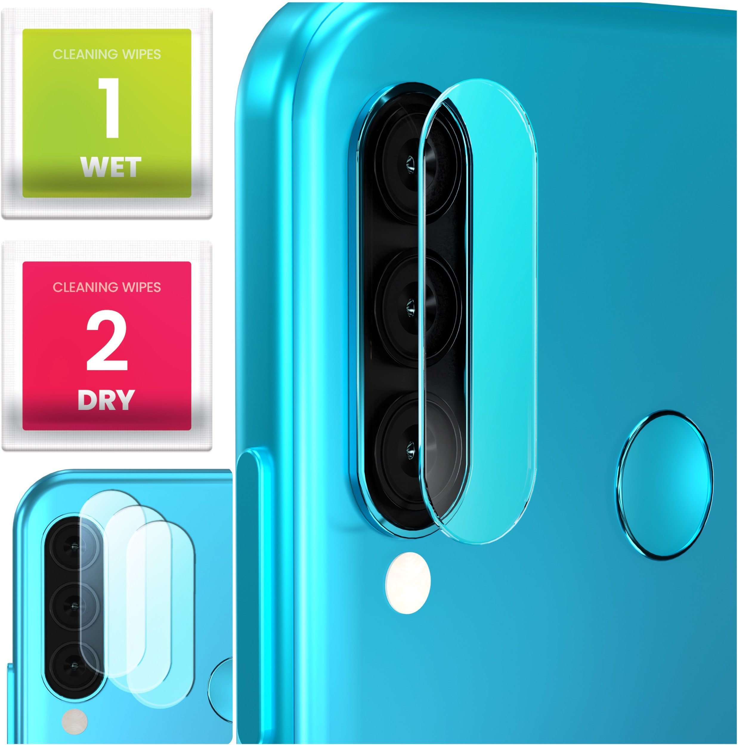 3-PAK Szkło Na Aparat Do Huawei P30 Lite Hartowane, Na Obiektyw, Ochronne