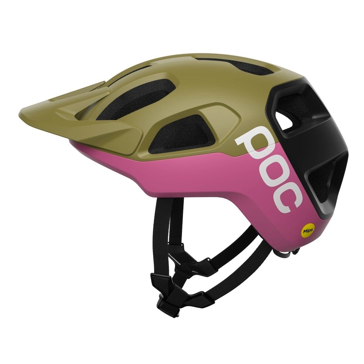 Kask rowerowy POC Cularis Olivine Green Matt/Thulite Pink Matt M