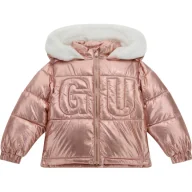 Kurtki i płaszcze dla dziewczynek - Guess Kurtka | Regular Fit - miniaturka - grafika 1