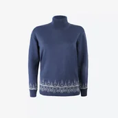 Bluzy sportowe damskie - Damski golf Kama 5052 Rozmiar: M / Kolor: niebieski - miniaturka - grafika 1