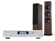 Zestawy stereo - Rotel A11 Tribute (srebrny) + Tesi 6 (mokka) - miniaturka - grafika 1