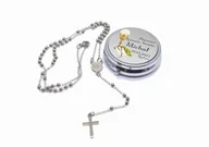 Różańce - Różaniec w pudełku z imieniem IHS Komunia - miniaturka - grafika 1