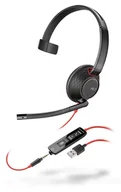 Słuchawki - POLY SŁUCHAWKI Z MIKROFONEM PLANTRONICS BLACKWIRE - miniaturka - grafika 1