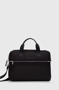 Tommy Hilfiger torba na laptopa kolor czarny - Torby podróżne - miniaturka - grafika 1