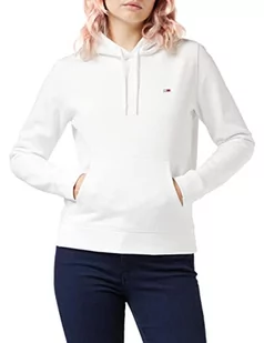 Tommy Jeans TJW Regular damska bluza z kapturem, biały, M - Bluzy damskie - miniaturka - grafika 1