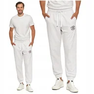 Spodnie męskie - SPODNIE DRESOWE MĘSKIE MORAJ Typu Joggery Wiązane Ze Ściągaczami L - miniaturka - grafika 1