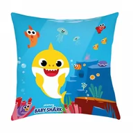 Kołdry i poduszki dla dzieci - Halantex, Poduszka, Baby Shark, 40x40 cm - miniaturka - grafika 1