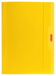 Herlitz TECZKA RYS. A4 Z GUMKĄ COL.BLOCK. ŻÓŁTA - Teczki i skoroszyty - miniaturka - grafika 2