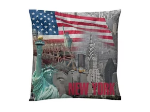 Fl1 POSZEWKA 45X45CM USA 80N-POS-USA - Poszewki na poduszki - miniaturka - grafika 1