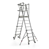 Drabiny - Schodki magazynowe ATOP, 5-8 stopni, 1190-1890 mm - miniaturka - grafika 1