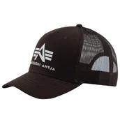 Czapki damskie - Czapka ALPHA INDUSTRIES TRUCKER BASIC hunter brown 186902 696 - miniaturka - grafika 1