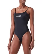 Stroje kąpielowe - HUGO Damski kostium kąpielowy Pure, czarny 2, S - miniaturka - grafika 1