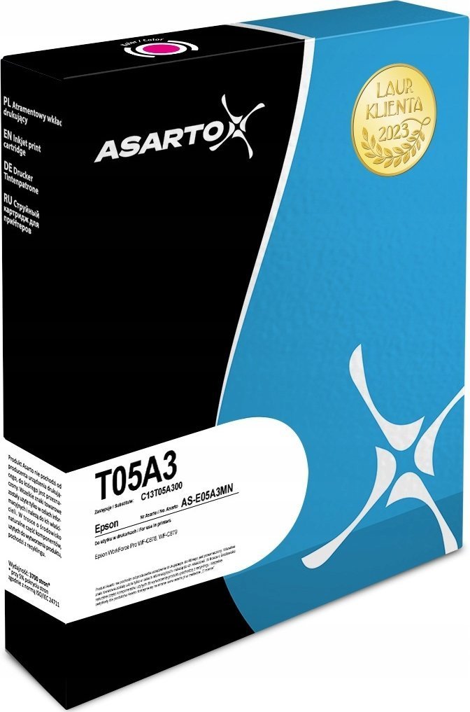 Tusz Asarto Tusz Asarto do Epson T05A3 C13T05A300 20000 str. magenta