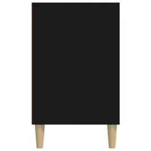 Szafka na buty, czarna, 102x36x60 cm, materiał drewnopochodny - Szafki na buty - miniaturka - grafika 7