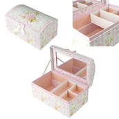 Pudełka i szkatułki - Ozdobna szkatułka z lusterkiem kuferek na biżuterię Captain Mike - miniaturka - grafika 1