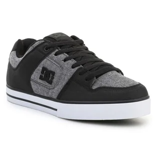 Buty DC Pure M 300660-KBK czarne szare - Buty sportowe męskie - miniaturka - grafika 1