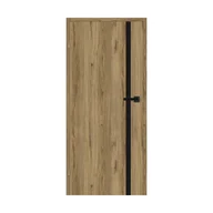 Drzwi wewnętrzne - Skrzydło drzwiowe pokojowe Pallmer orzech włoski 90 lewe Voster - miniaturka - grafika 1