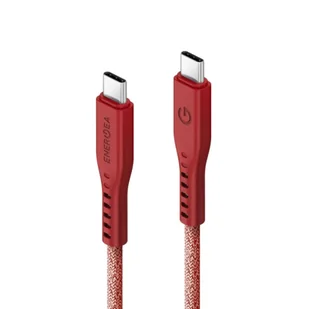 ENERGEA kabel Flow USB-C - USB-C 1.5m czerwony/red 240W 5A PD Fast Charge - Kable - miniaturka - grafika 8