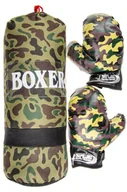 Dekoracje domu - Worek bokserski z rękawicami KEMIS, wzór militarny - miniaturka - grafika 1
