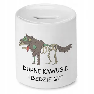 Dla Standupera Skarbonka na Urodziny na Prezent z Nadrukiem ze Zdjęciem + Opakowanie na prezent (wzór 01) - Skarbonki - miniaturka - grafika 1