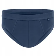 Majtki męskie - Slipy męskie majtki bawełniane wygodne ROCKY niebieskie XXL Pako Jeans - miniaturka - grafika 1