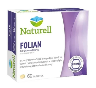 Naturell Folian x 60 tabl - Witaminy i minerały - miniaturka - grafika 1