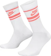 Skarpety termoaktywne - Nike Skarpety NK Nsw Everyday Essential CR 3 pary białe DX5089 100 38-42 - miniaturka - grafika 1