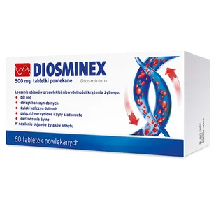 PHARMA SWISS Diosminex 500 mg x 60 tabl |  OD 199 PLN! - Serce i układ krążenia - miniaturka - grafika 1