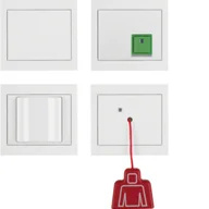 Inne akcesoria elektryczne - System przywoławczy, Zestaw z zasilaczem Berker K.1 biały - miniaturka - grafika 1