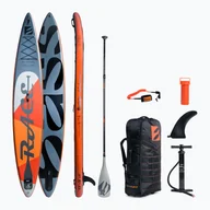 Deski SUP i akcesoria - Deska SUP Bass Race Pro 12'6'' szara - miniaturka - grafika 1