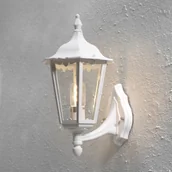 Lampy ogrodowe - Konstsmide Kinkiet zewnętrzny FIRENZE, biały / opal, aluminium, dworkowy / rustykalny - miniaturka - grafika 1