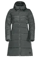 Płaszcze damskie - Jack Wolfskin EISBACH COAT W, Płaszcz outdoorowy Kobiety, slate green, XL - miniaturka - grafika 1
