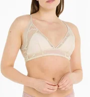 Biustonosze - CALVIN KLEIN BIUSTONOSZ DAMSKI BEŻOWY MIĘKKI S 2A1F2_C* TIA - miniaturka - grafika 1